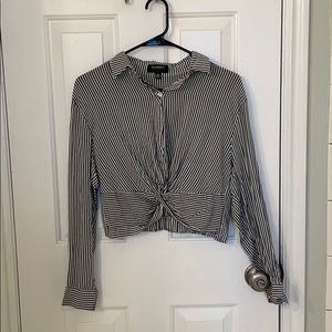 Cropped Button Up